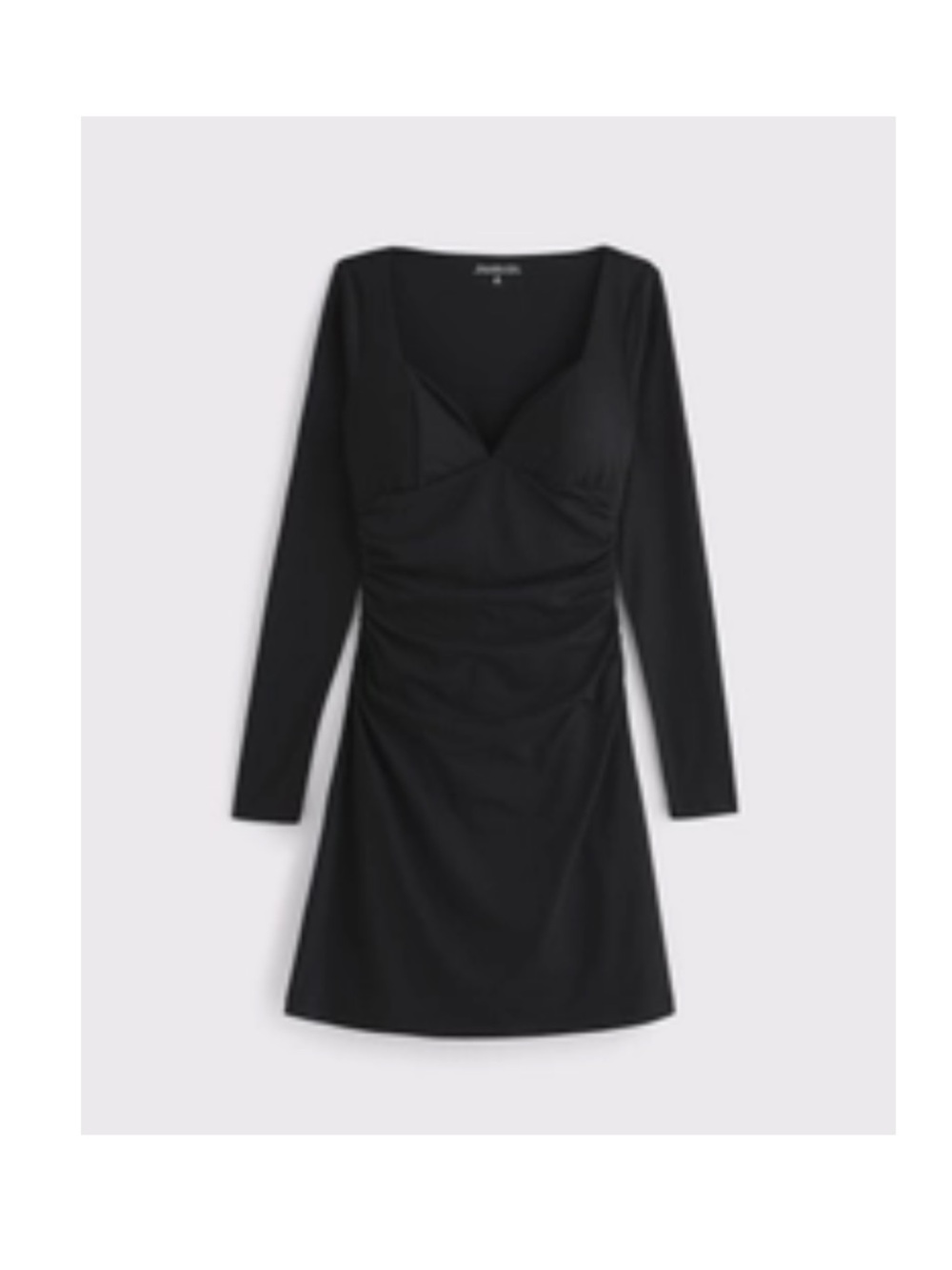 A&F Zoe Bra-Free Long-Sleeve Knit Mini Dress Size LP